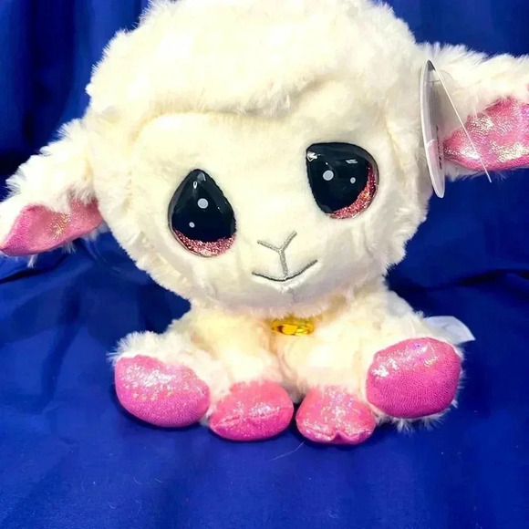 Precious Moments 7" Cutie Pet-Tudies Girl Lamb - Picture 1 of 7